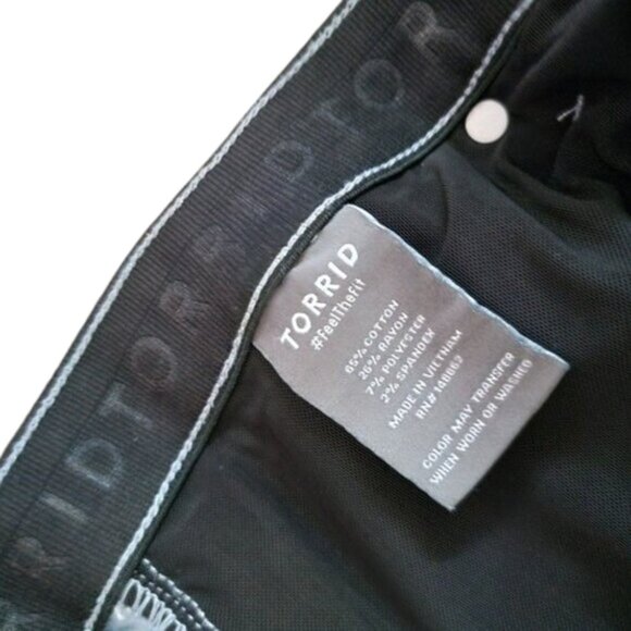 Torrid Acid Wash Bombshell Skinny High-Rise Jeans Button Fly Size 24 90's Y2K - Picture 7 of 7